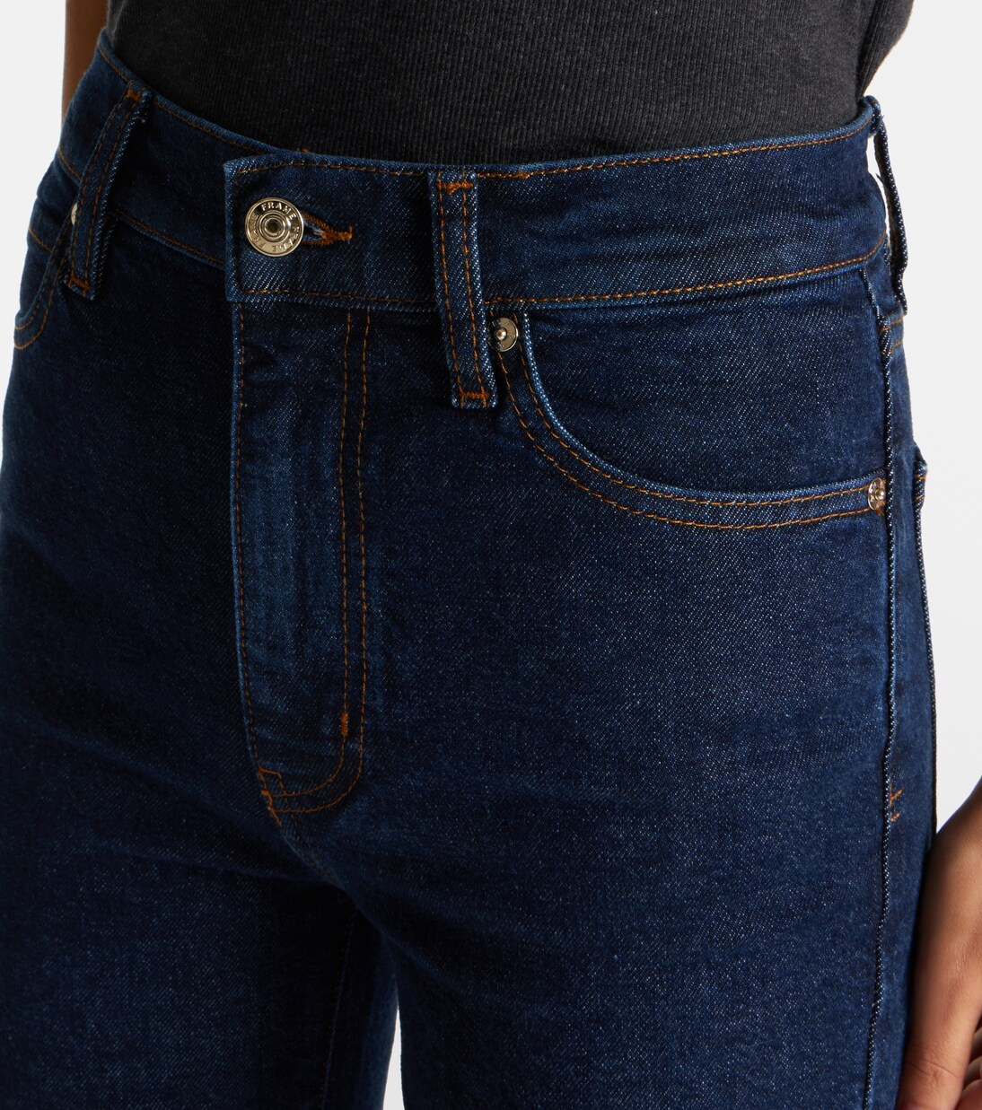 Arrow high-rise bootcut jeans | Frame