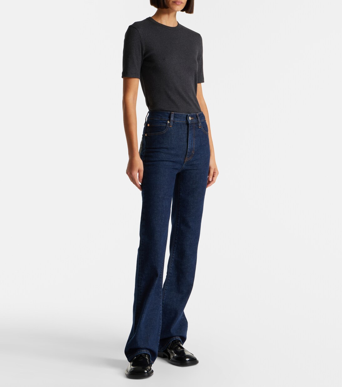Arrow high-rise bootcut jeans | Frame