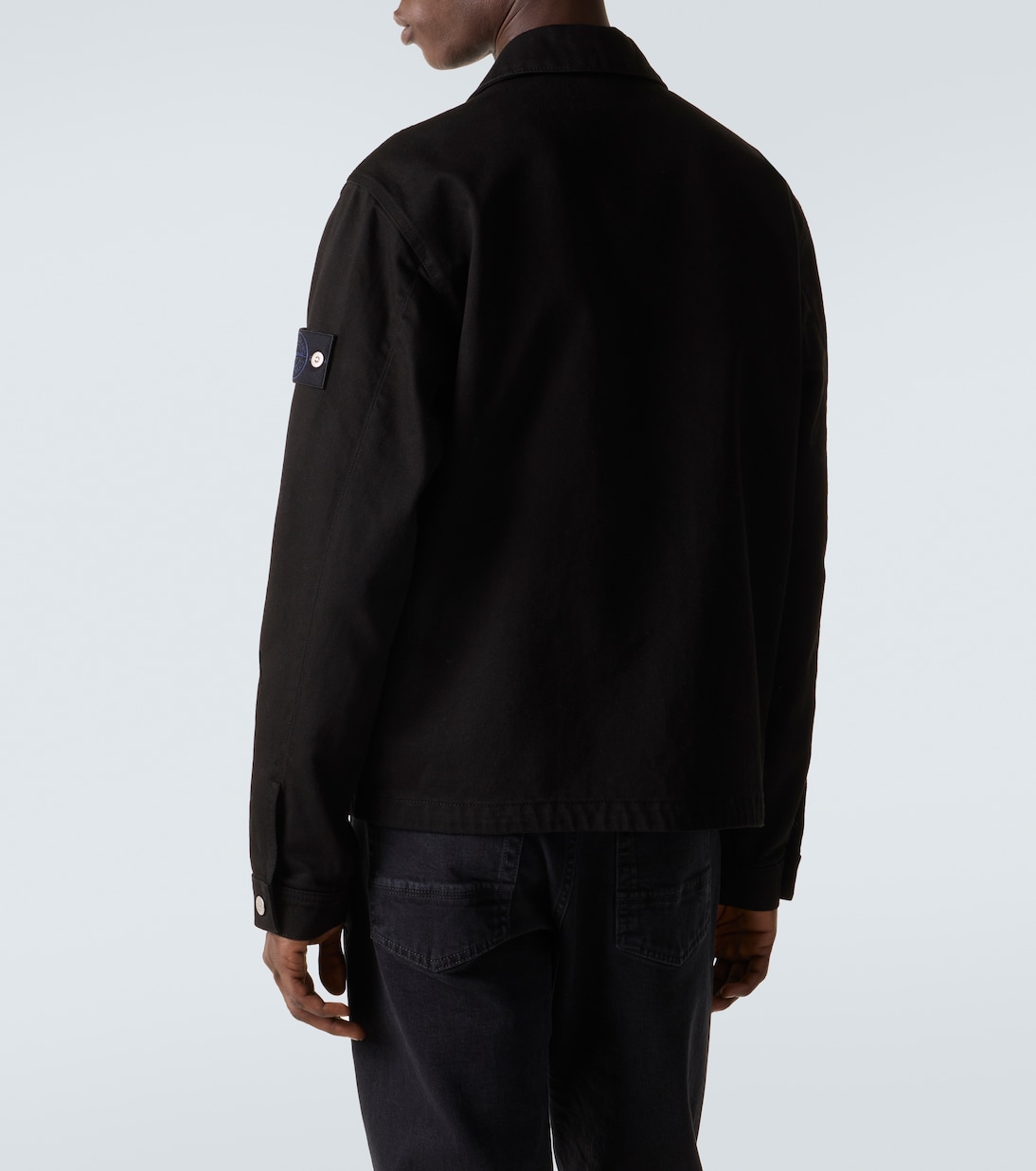 Hemdjacke Compass aus Denim | Stone Island