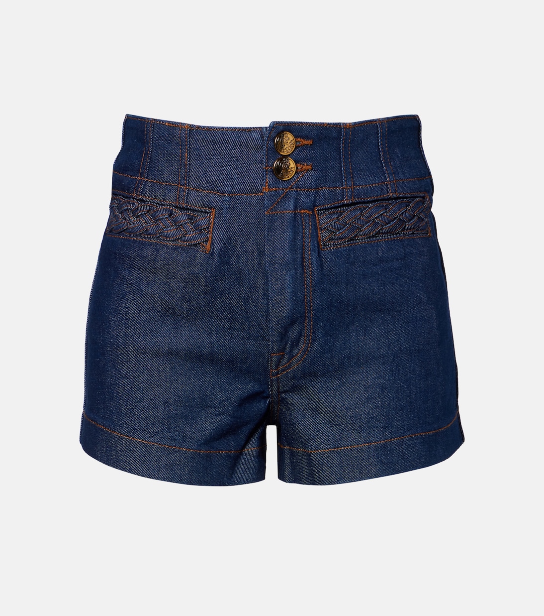 Awaken high-rise denim shorts | Zimmermann