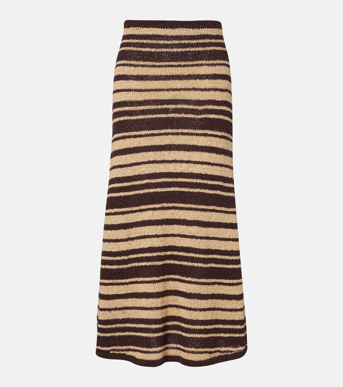 Micah striped cotton-blend maxi skirt | Faithfull