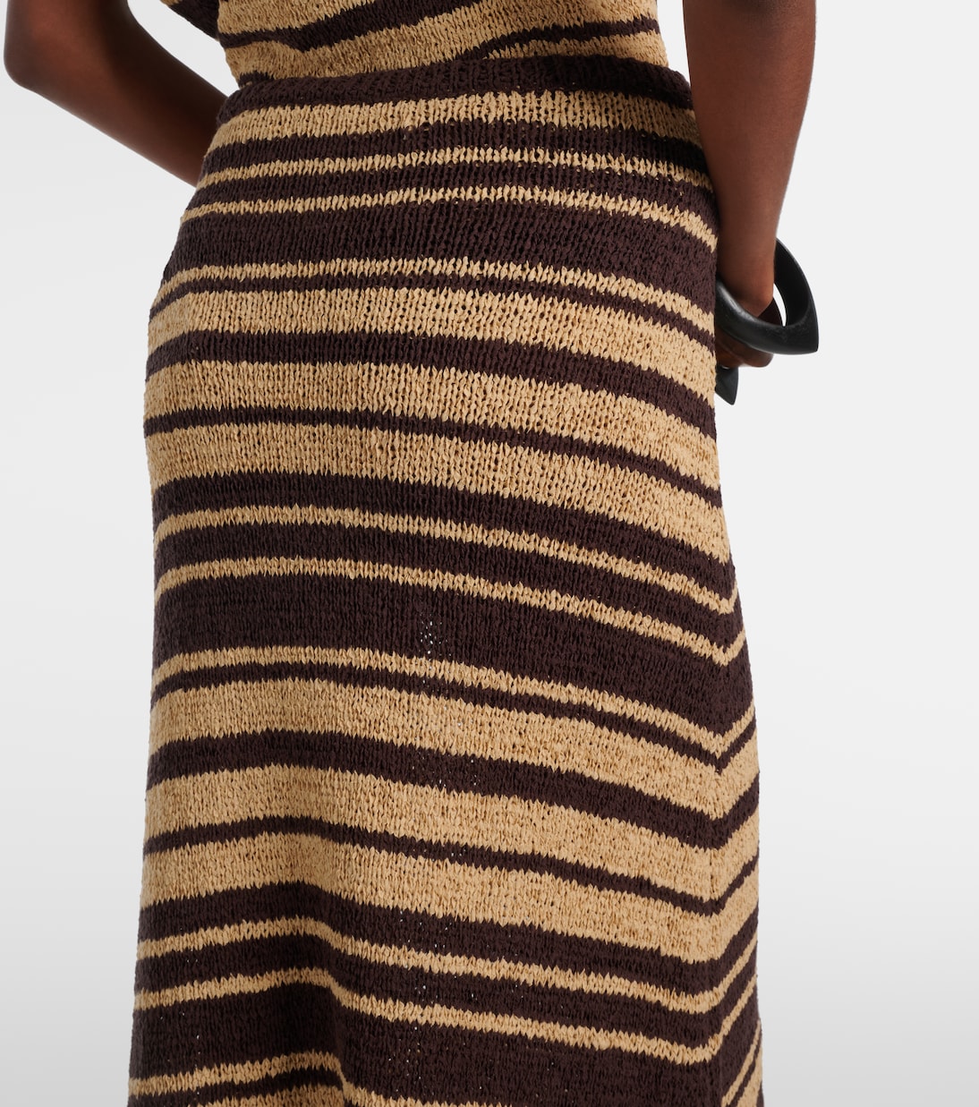 Micah striped cotton-blend maxi skirt | Faithfull