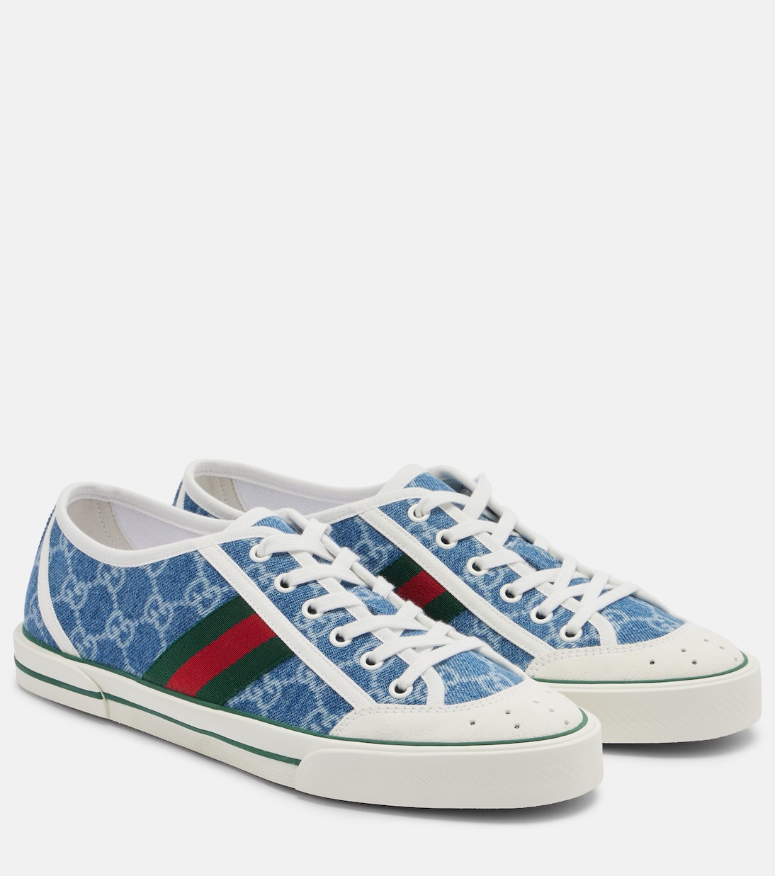 Baskets Gucci Tennis 1977 en denim GG | Gucci