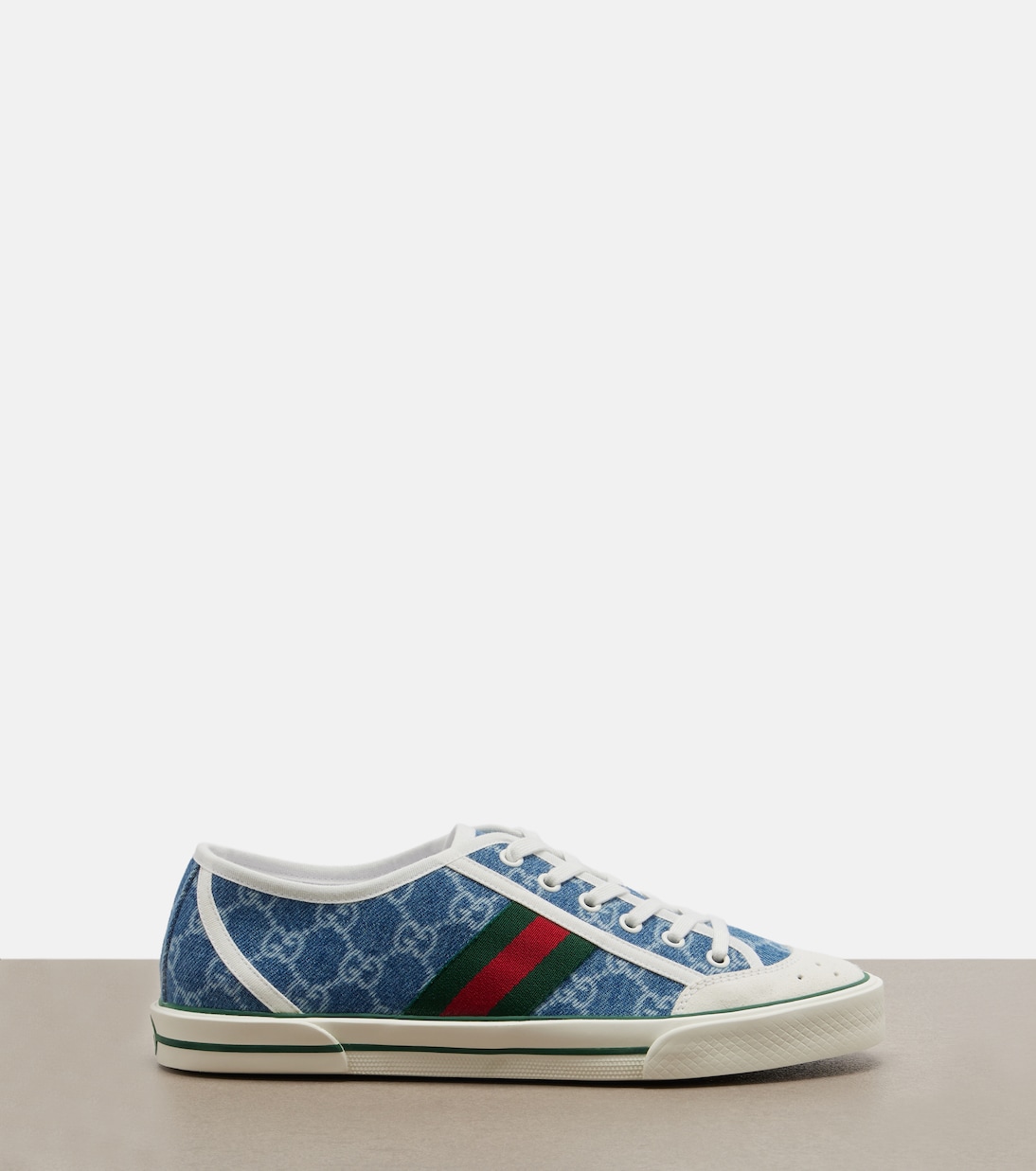 Baskets Gucci Tennis 1977 en denim GG | Gucci