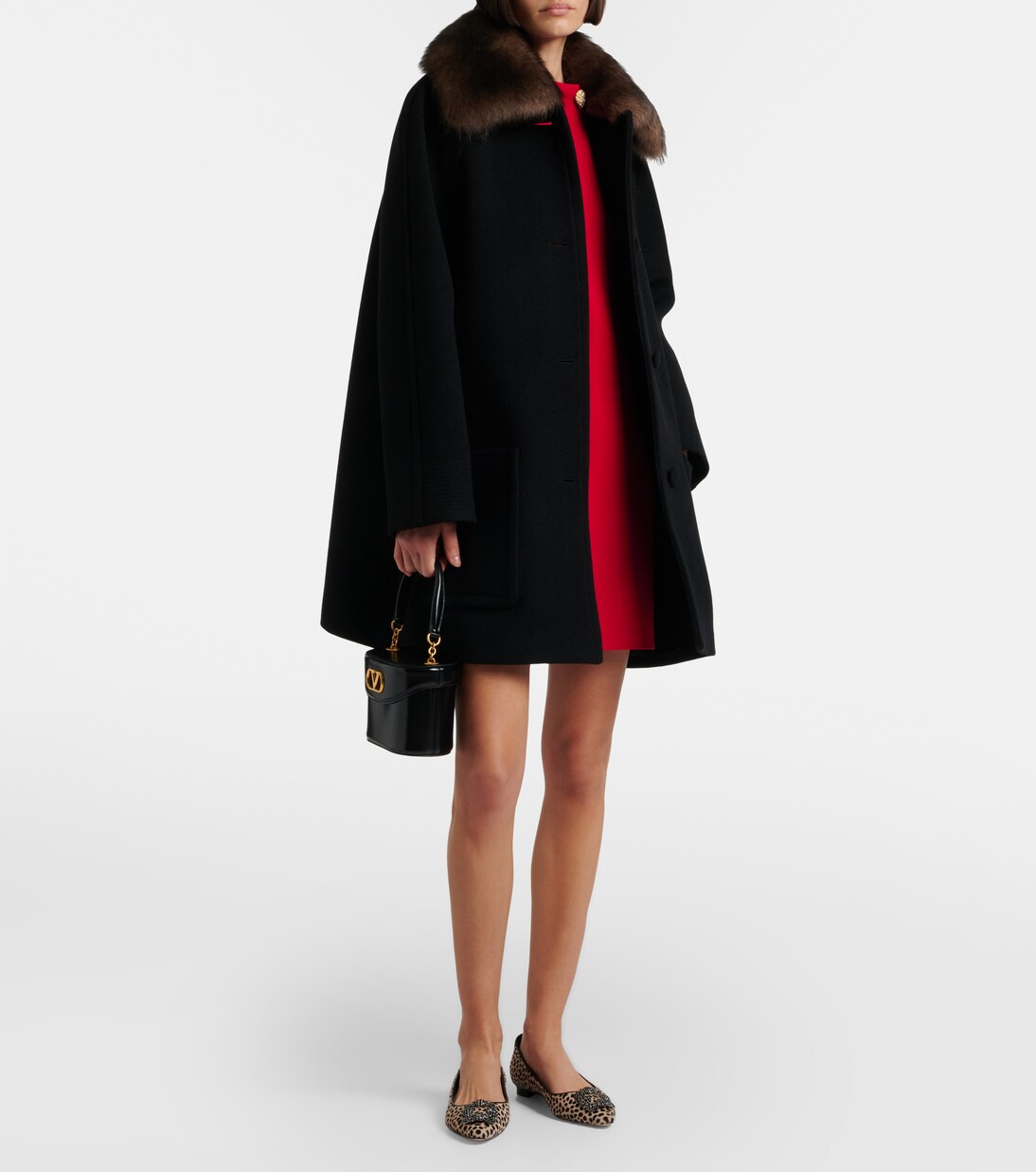 Hangisi calf hair ballet flats | Manolo Blahnik