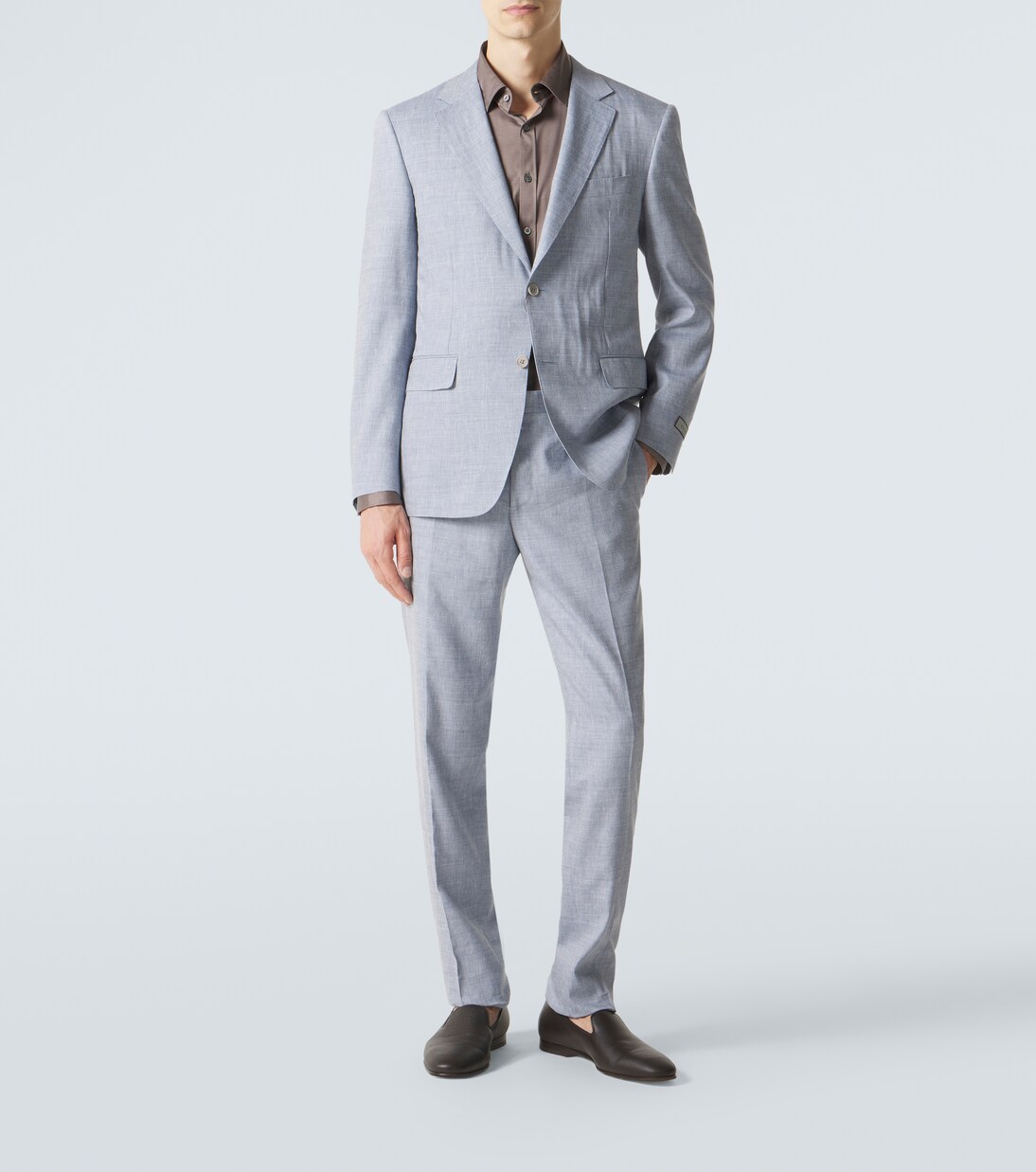 Linen and wool suit | Canali