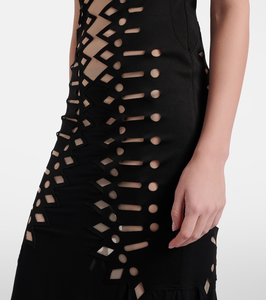 메쉬 이브닝 가운 | Blumarine