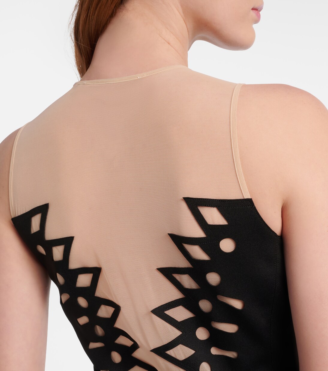 메쉬 이브닝 가운 | Blumarine