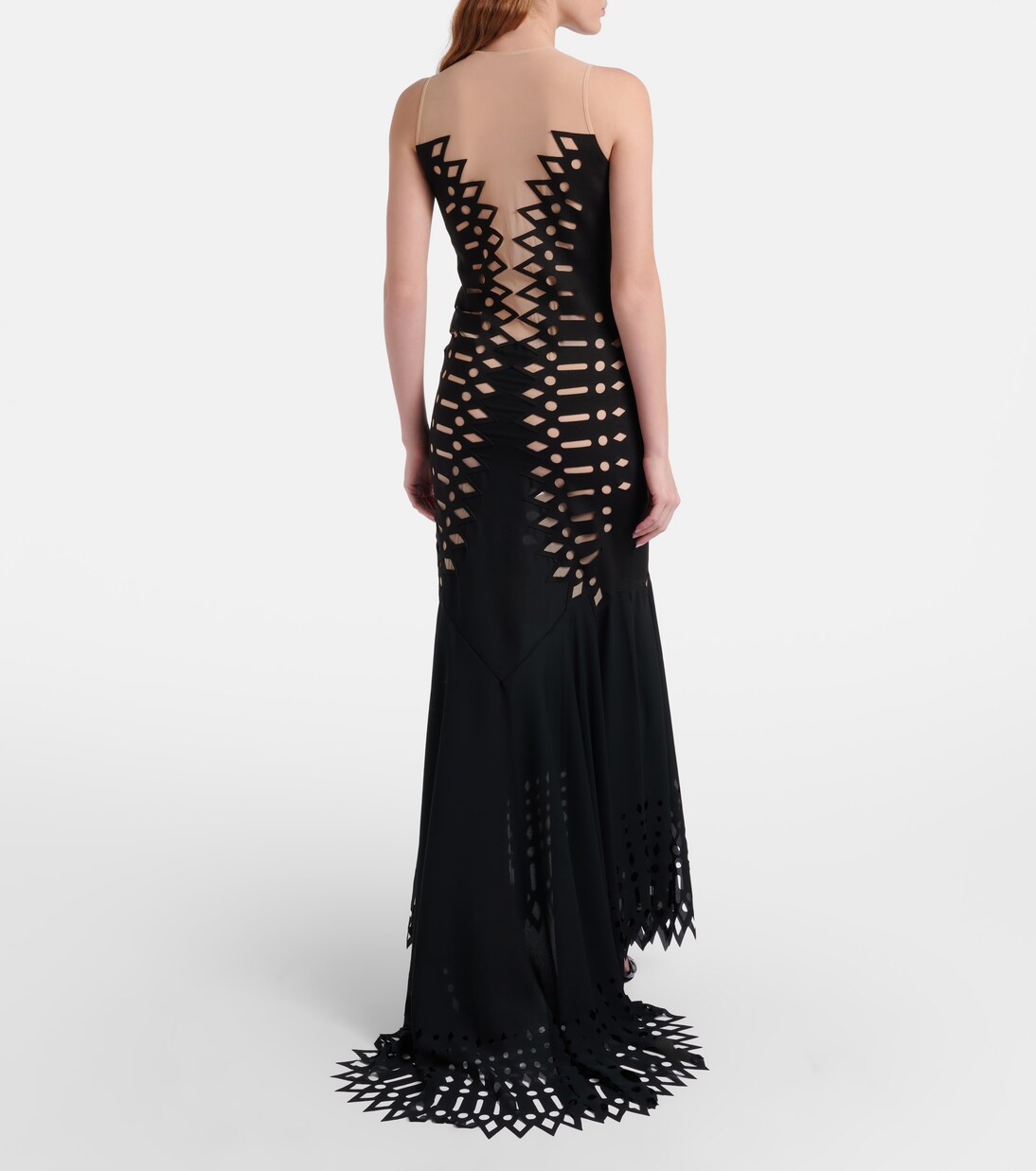 메쉬 이브닝 가운 | Blumarine