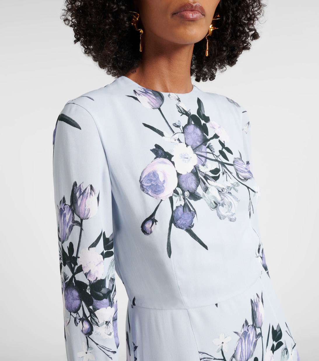 Floral midi dress | Erdem