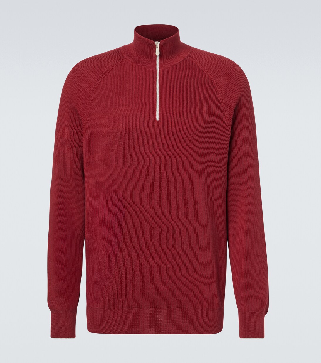 Ribbed-knit cotton sweater | Brunello Cucinelli