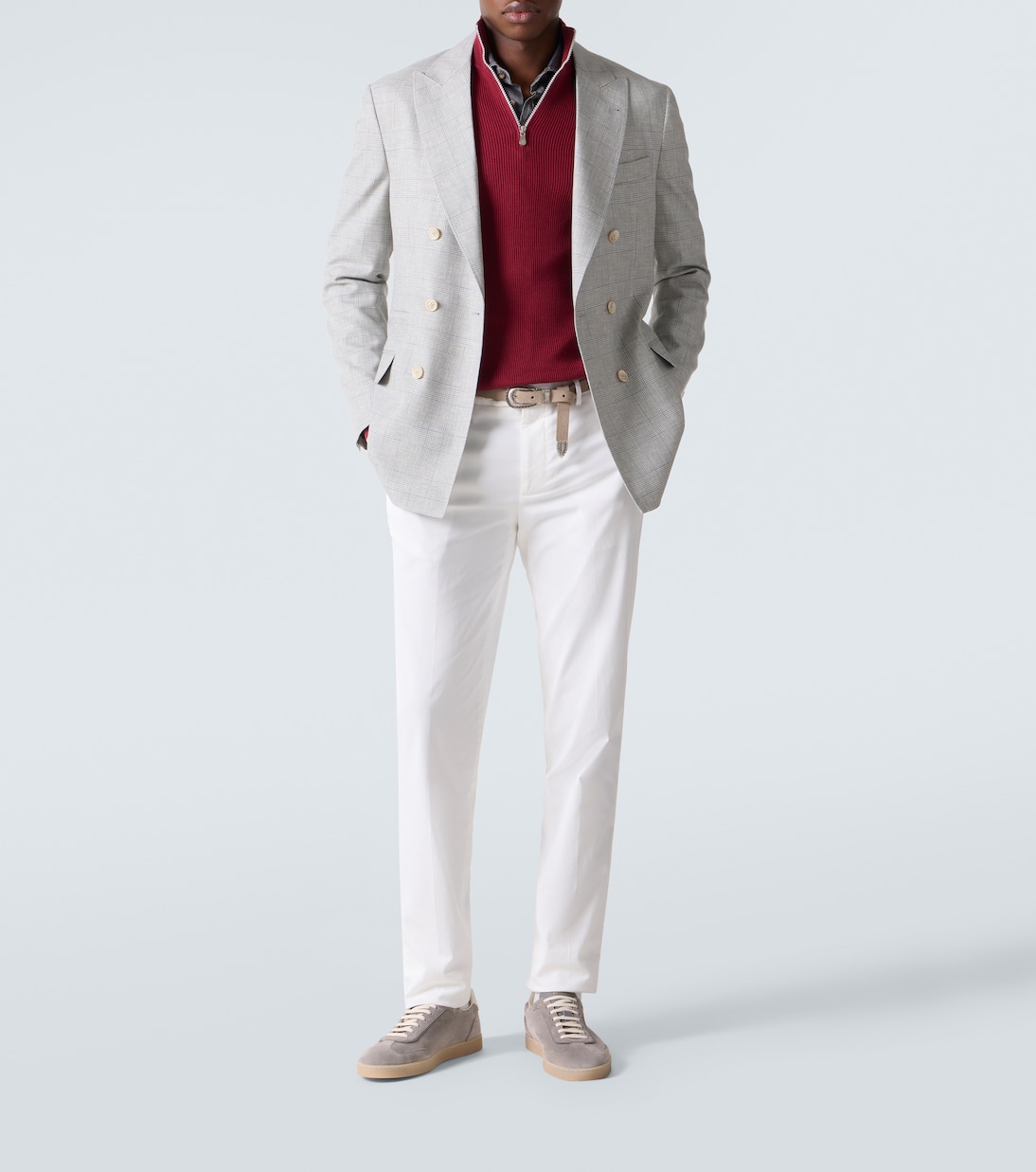 Ribbed-knit cotton sweater | Brunello Cucinelli