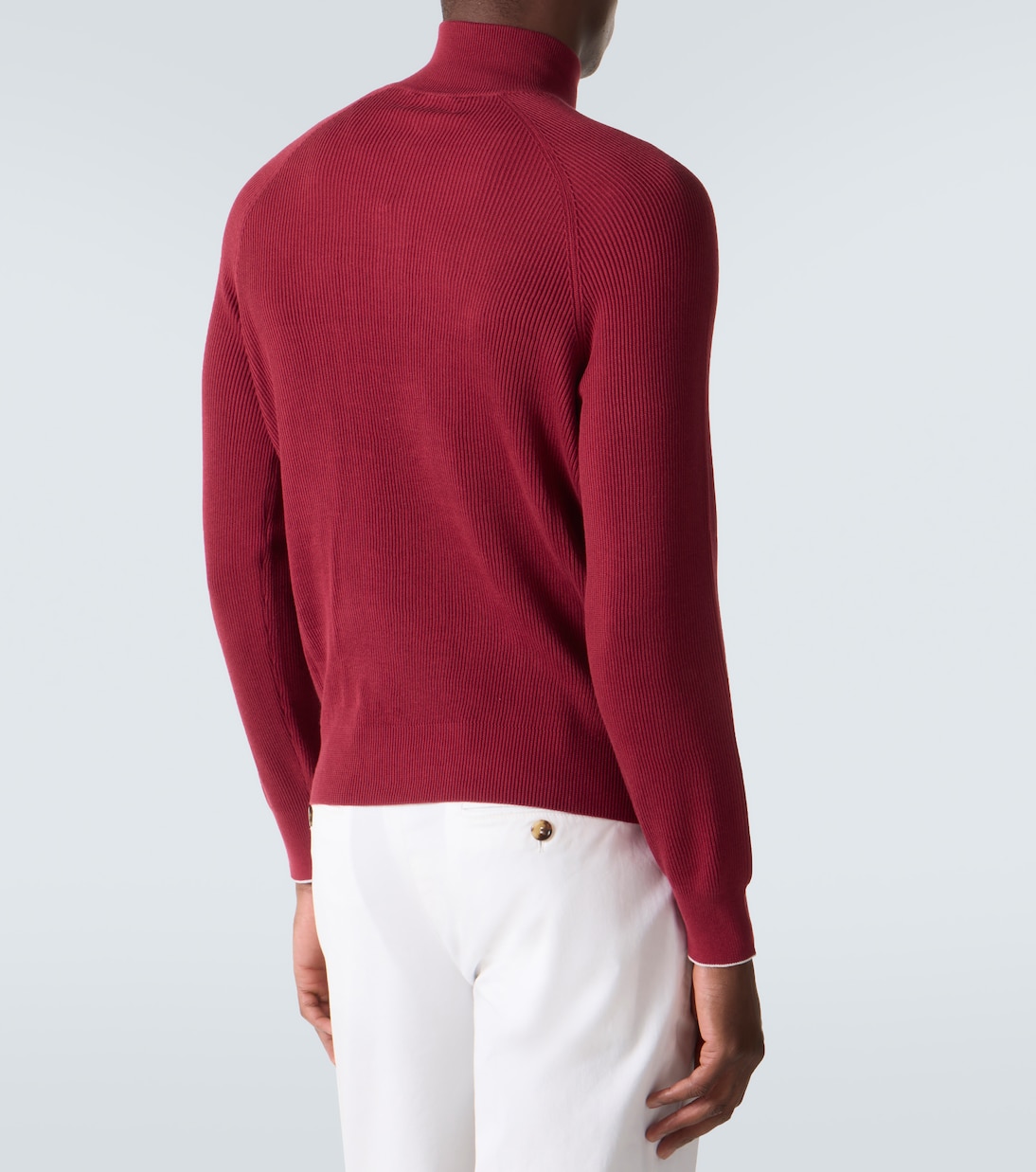 Ribbed-knit cotton sweater | Brunello Cucinelli