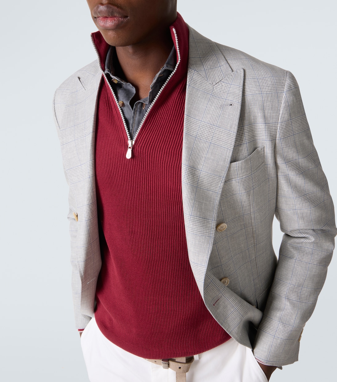 Ribbed-knit cotton sweater | Brunello Cucinelli