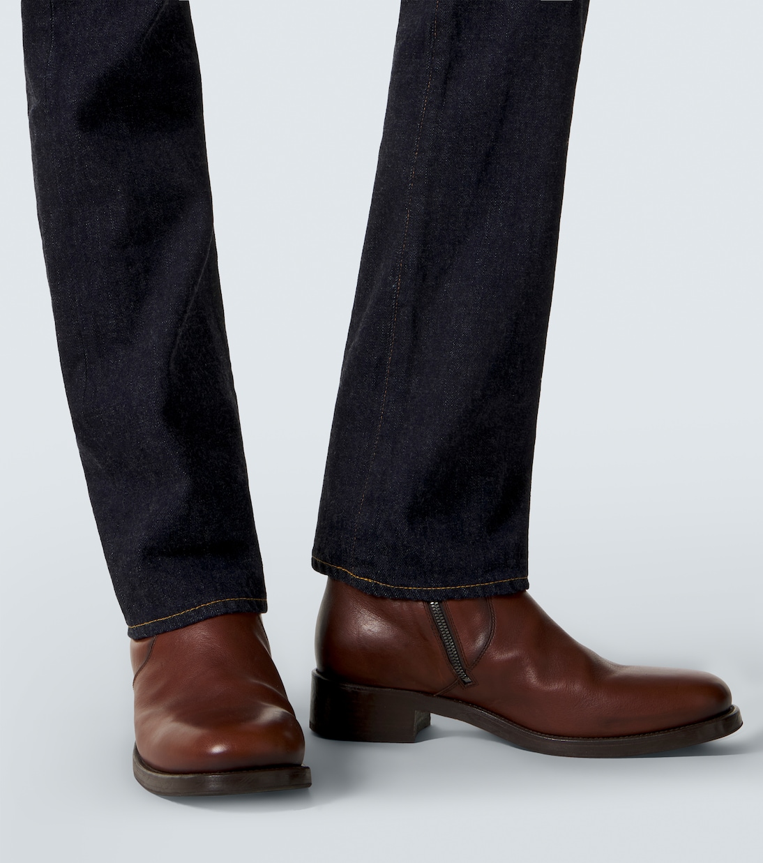 Bestickte Slim Jeans | RRL