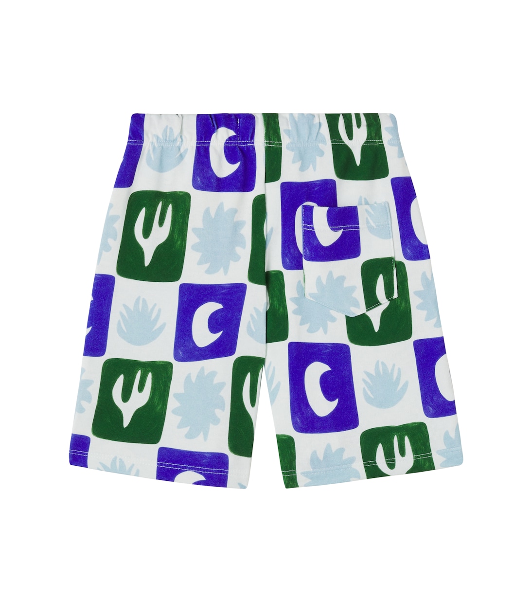 Printed cotton-blend Bermuda shorts | Fábula