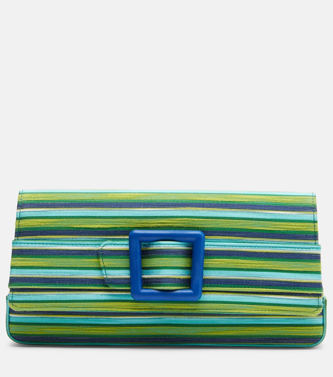 Maygot Small striped clutch | Manolo Blahnik