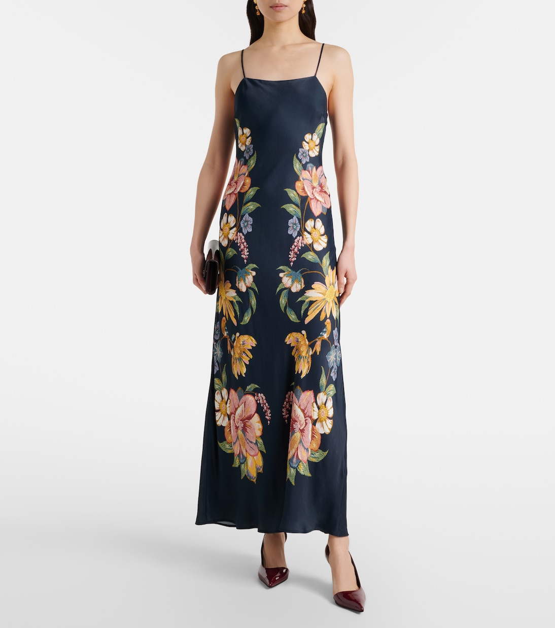 Maxikleid aus Satin | Farm Rio