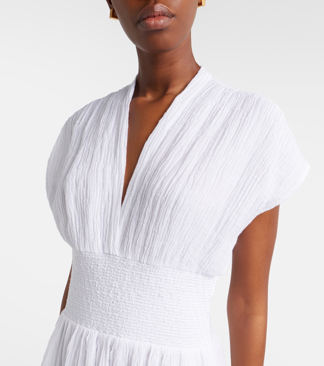 Linen and cotton midi dress | Tory Burch