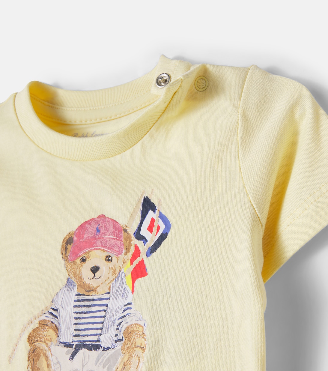 Baby Polo Bear printed cotton onesie | Polo Ralph Lauren Kids