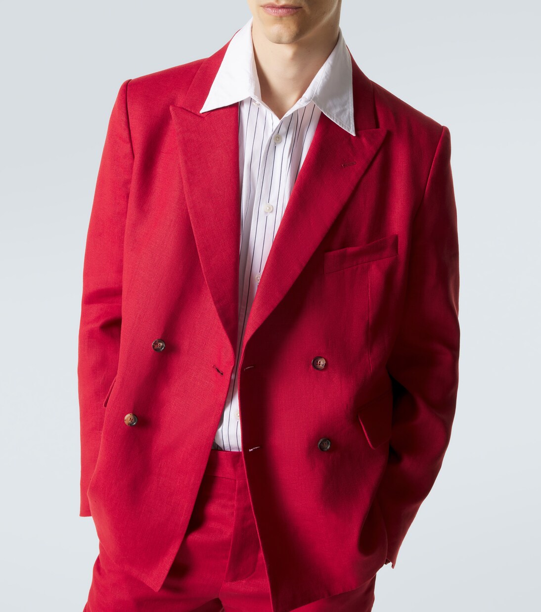 Blazer cruzado de lino | Bode