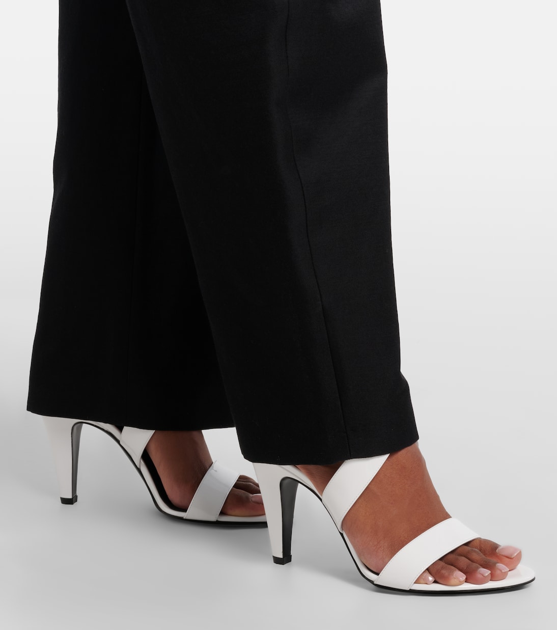 Slingback-Sandalen aus Lackleder | Alaïa