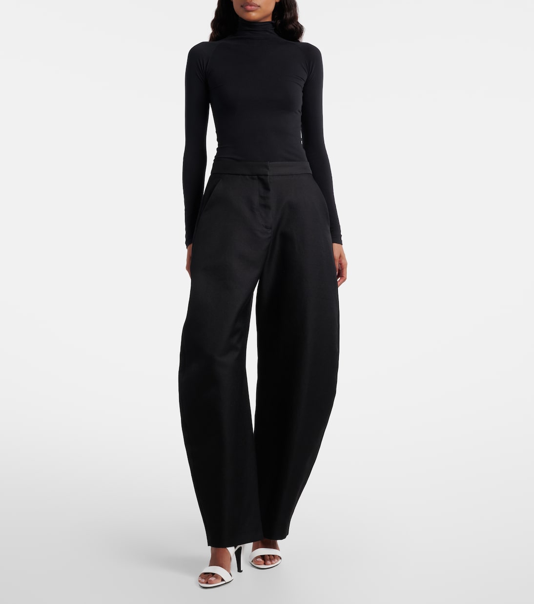 Slingback-Sandalen aus Lackleder | Alaïa