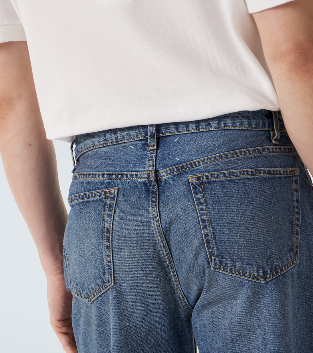 Distressed Straight Jeans  | Maison Margiela
