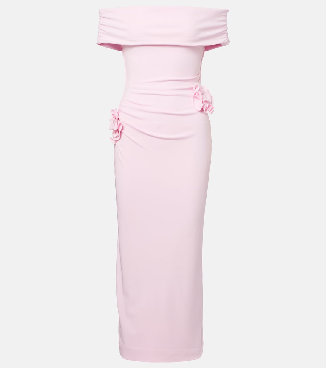 Off-Shoulder-Midikleid aus Jersey | Roland Mouret
