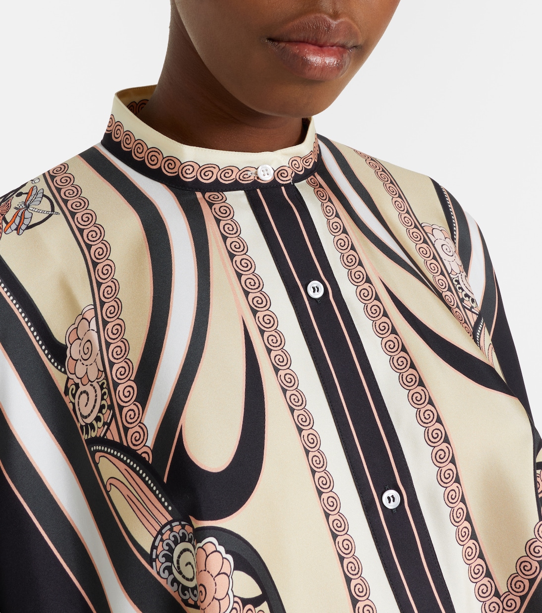 Chemise Foulard en sergé de soie  | La DoubleJ