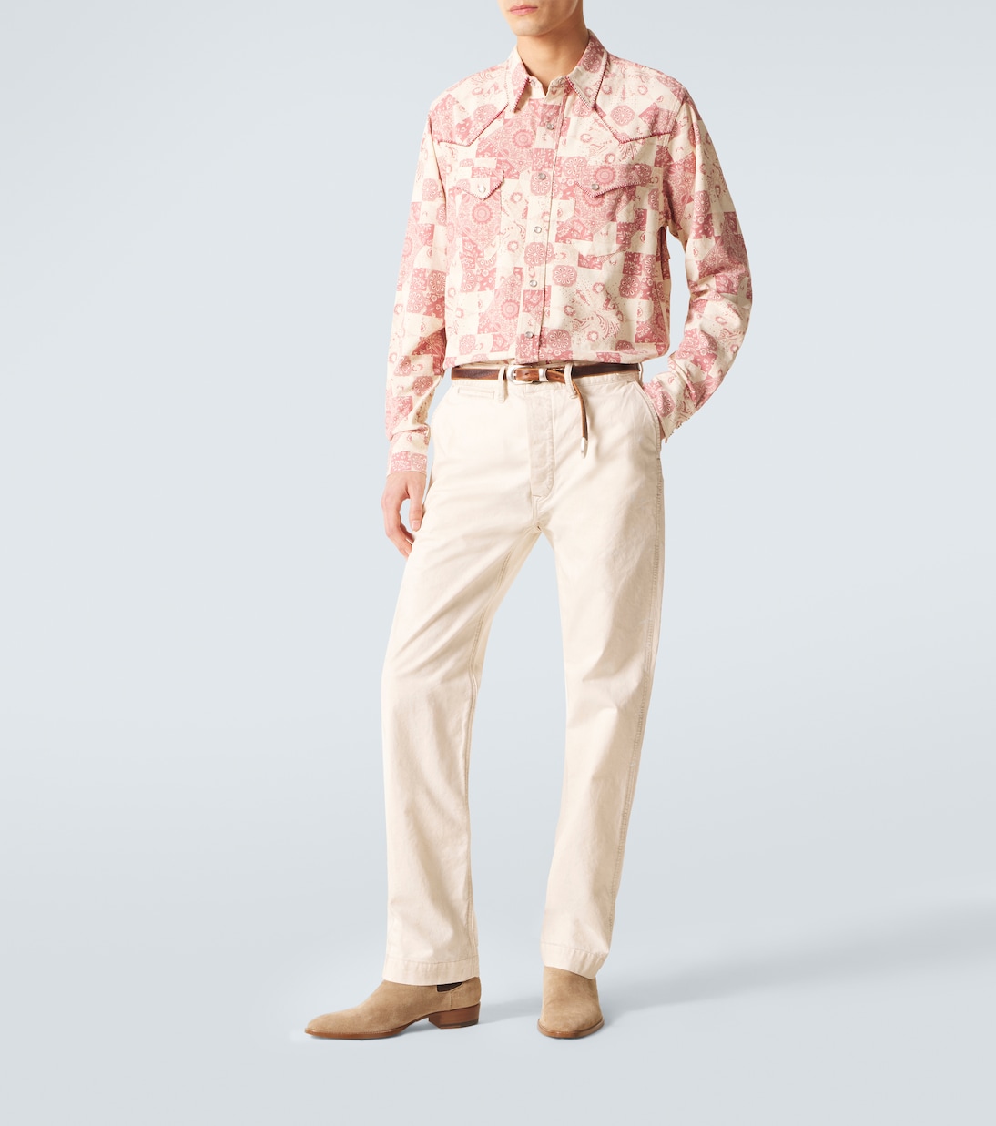 Cotton canvas straight pants | RRL