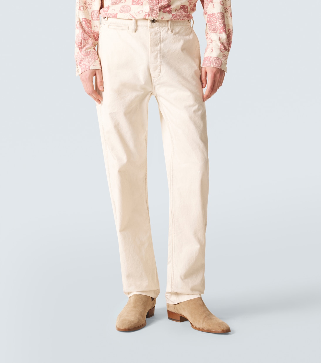 Cotton canvas straight pants | RRL