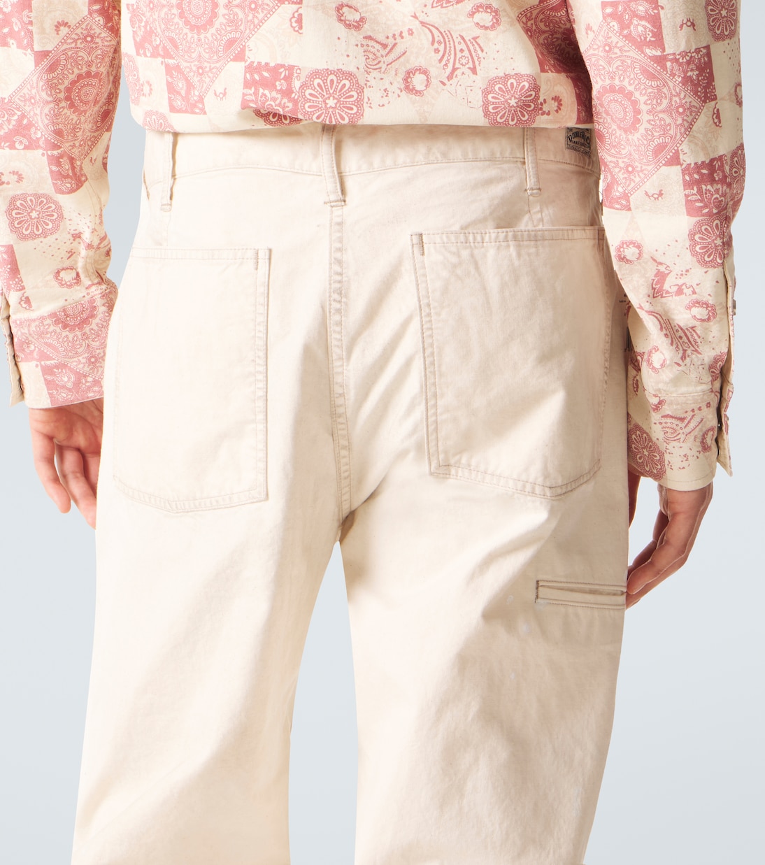 Cotton canvas straight pants | RRL