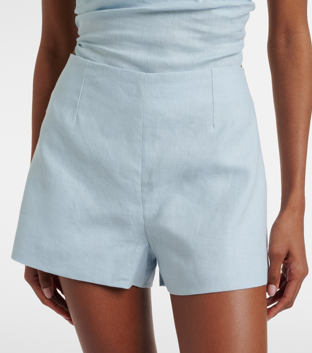 Lila linen shorts | Faithfull