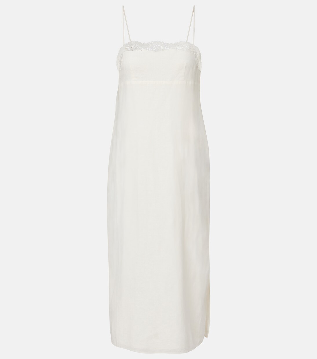 Midikleid Darya aus Leinen und Baumwolle | Posse