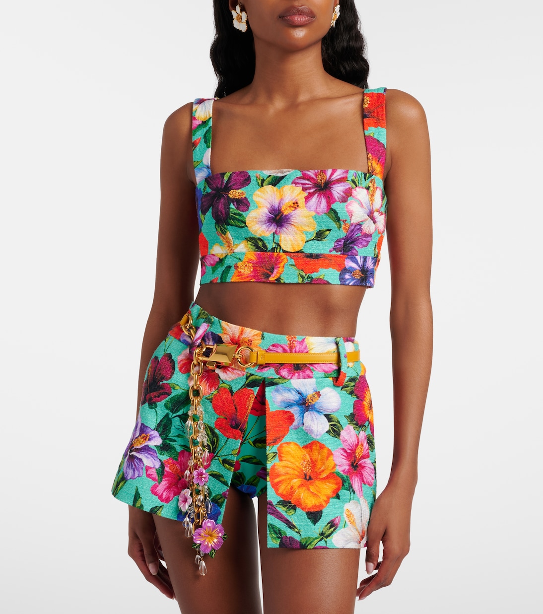 Floral crop top | Dolce&Gabbana