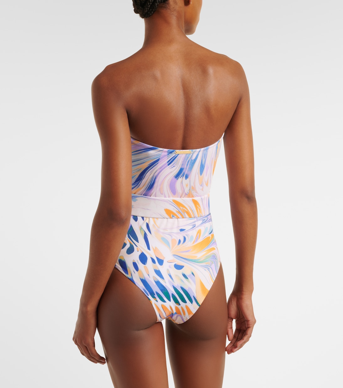 Iris belted printed swimsuit | Alexandra Miro