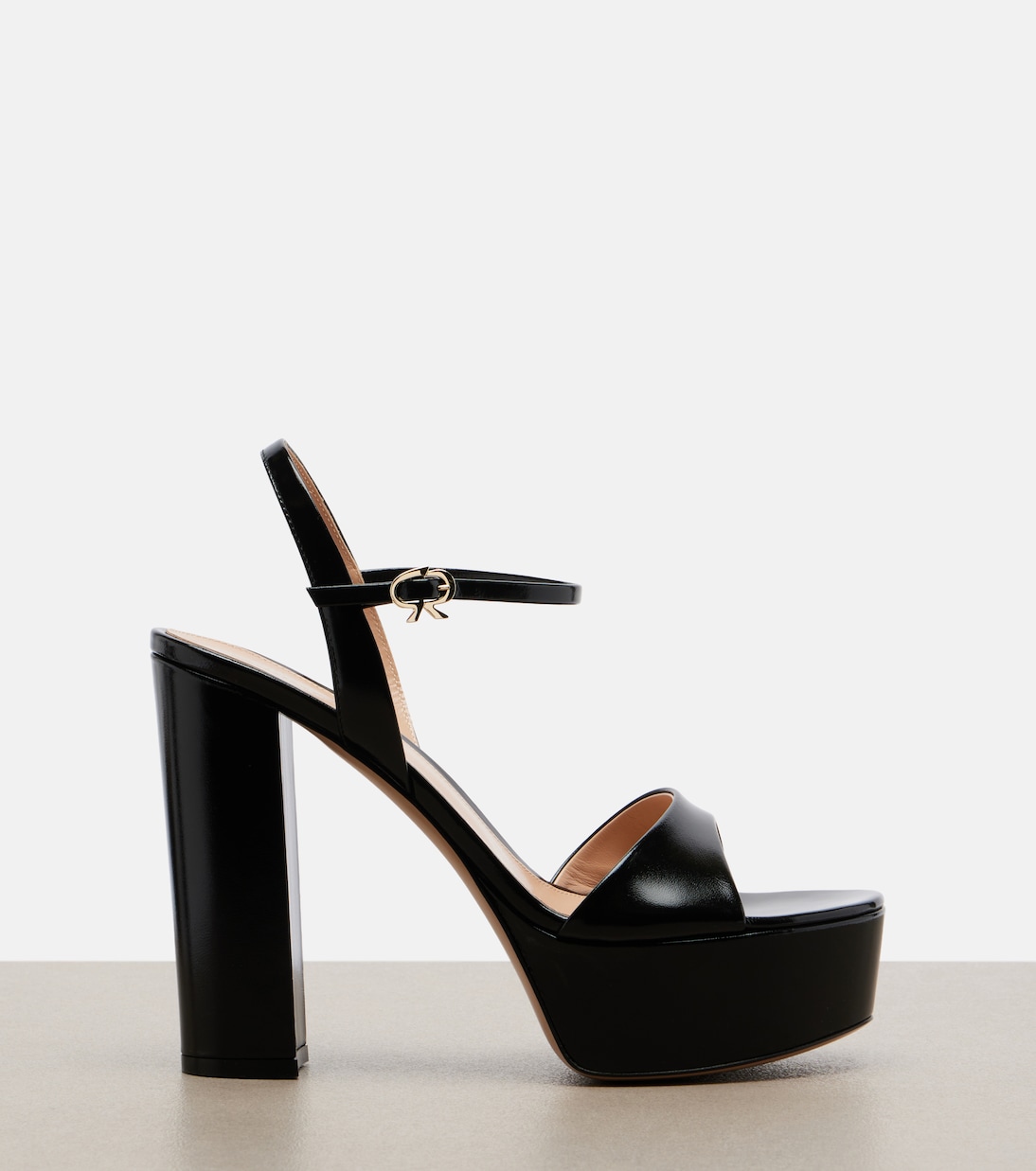 Plateausandalen Marlena aus Leder | Gianvito Rossi