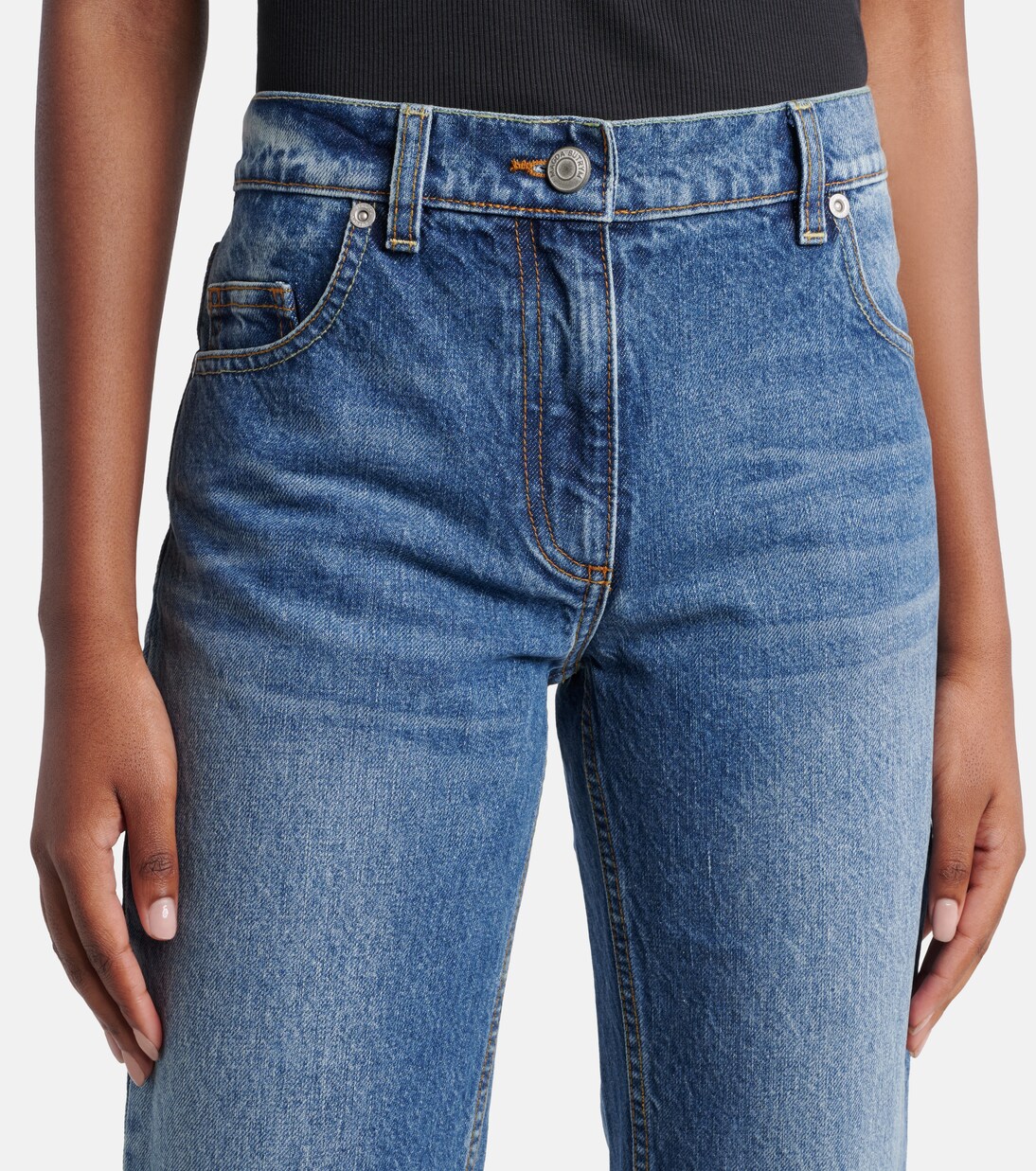 Faded capri jeans | Magda Butrym