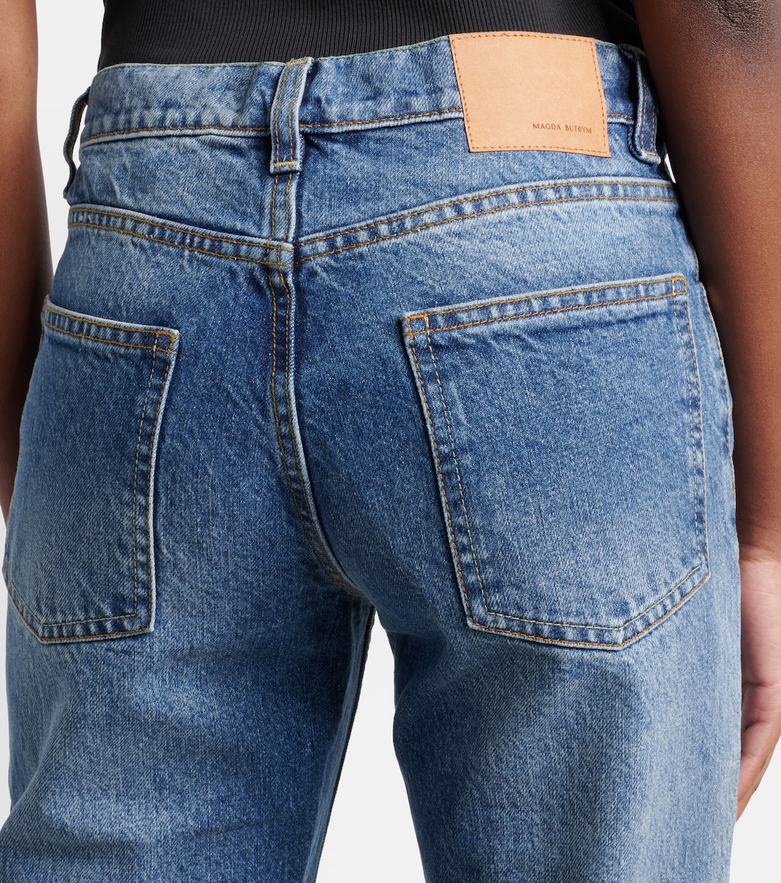 Faded capri jeans | Magda Butrym