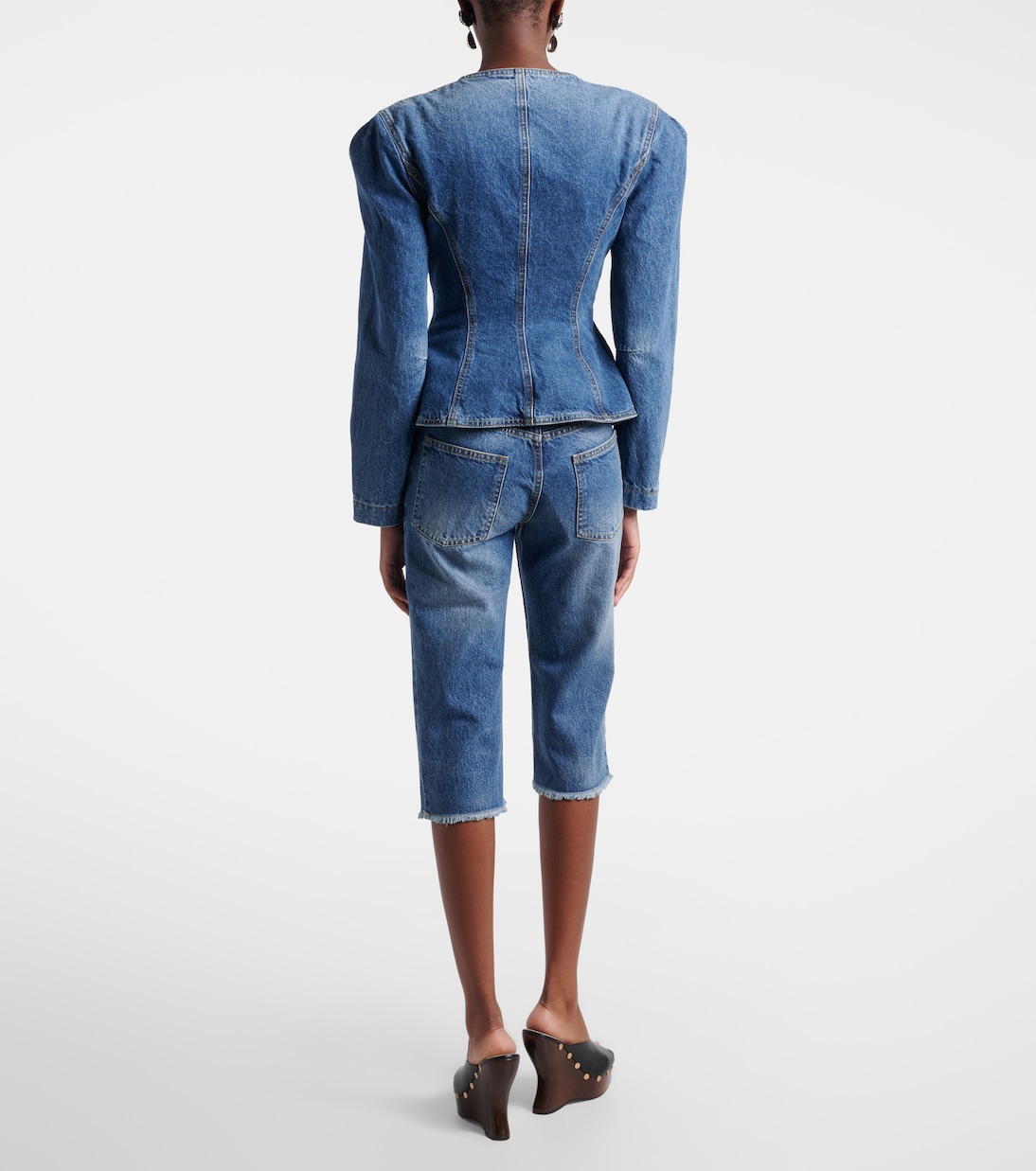 Faded capri jeans | Magda Butrym