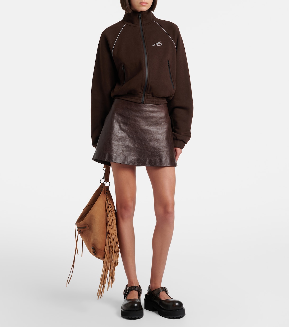 Leather miniskirt | Balenciaga