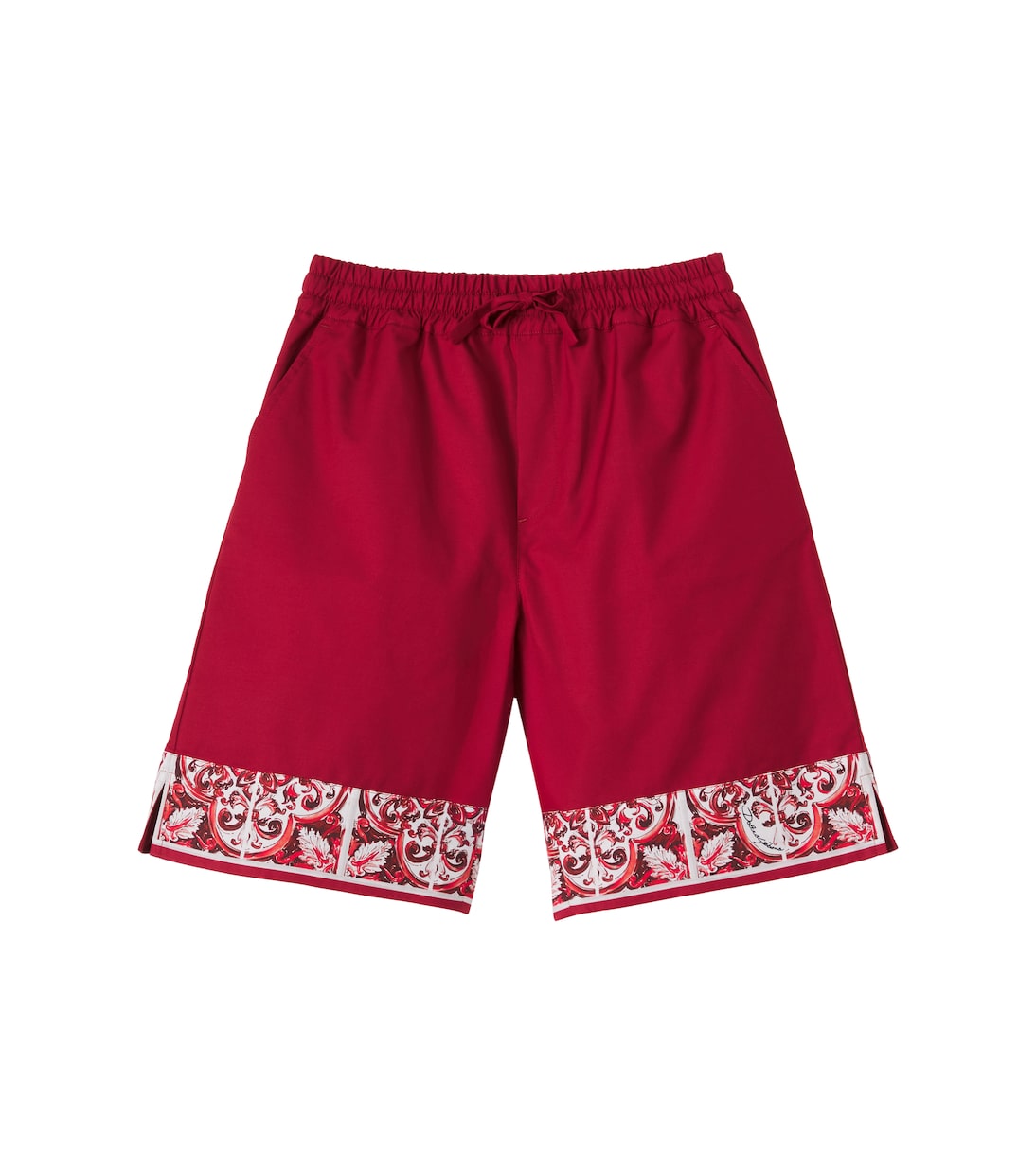 Majolica cotton-blend shorts | Dolce&Gabbana Kids