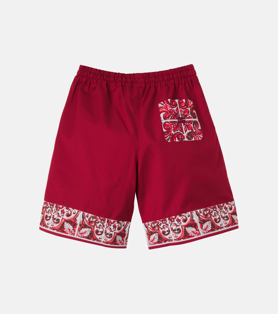 Majolica cotton-blend shorts | Dolce&Gabbana Kids