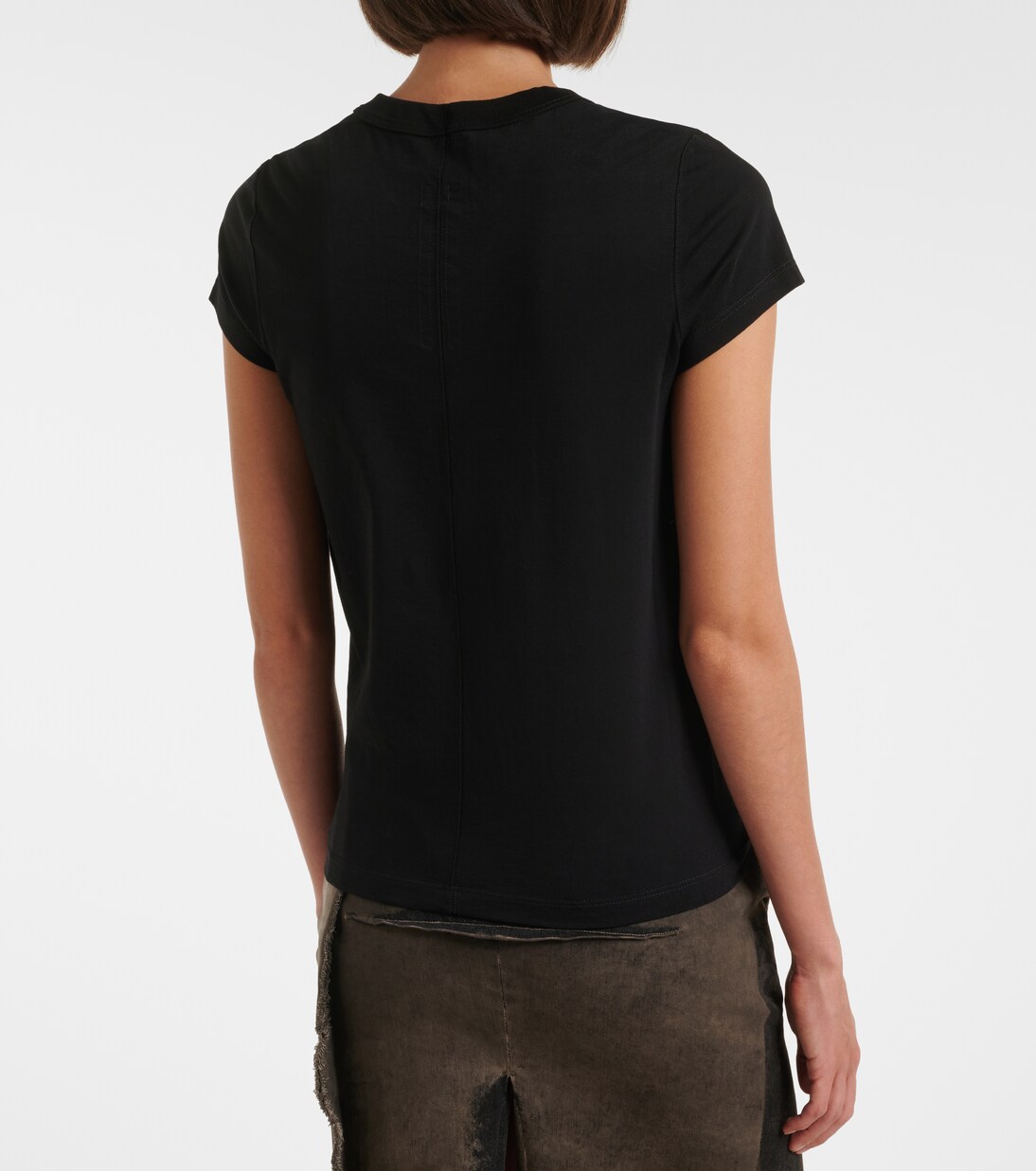 Cropped Level cotton jersey T-shirt | Rick Owens