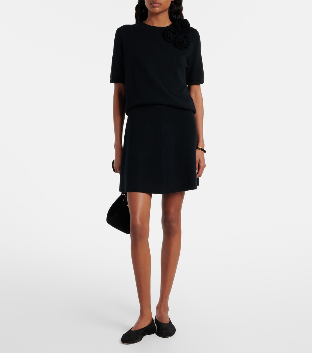 Wool and cashmere miniskirt | Jardin des Orangers
