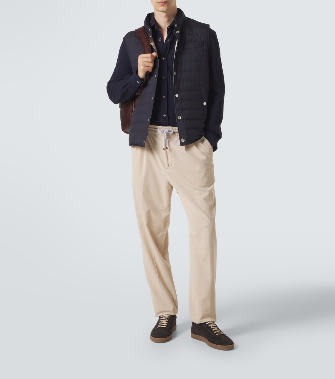 Cotton tapered pants | Brunello Cucinelli