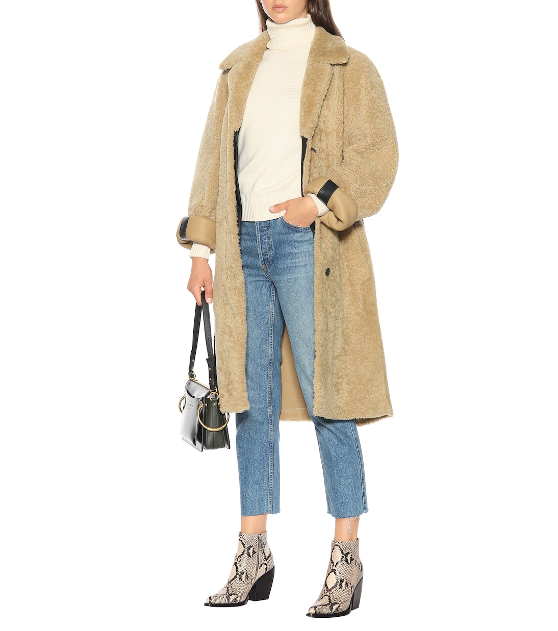 Rylee embossed leather boots | Chloé