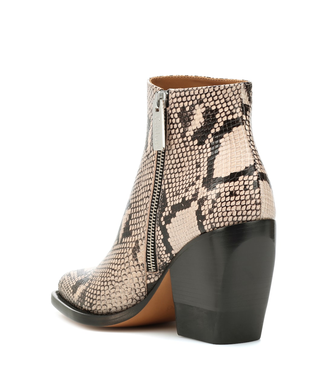 Rylee embossed leather boots | Chloé