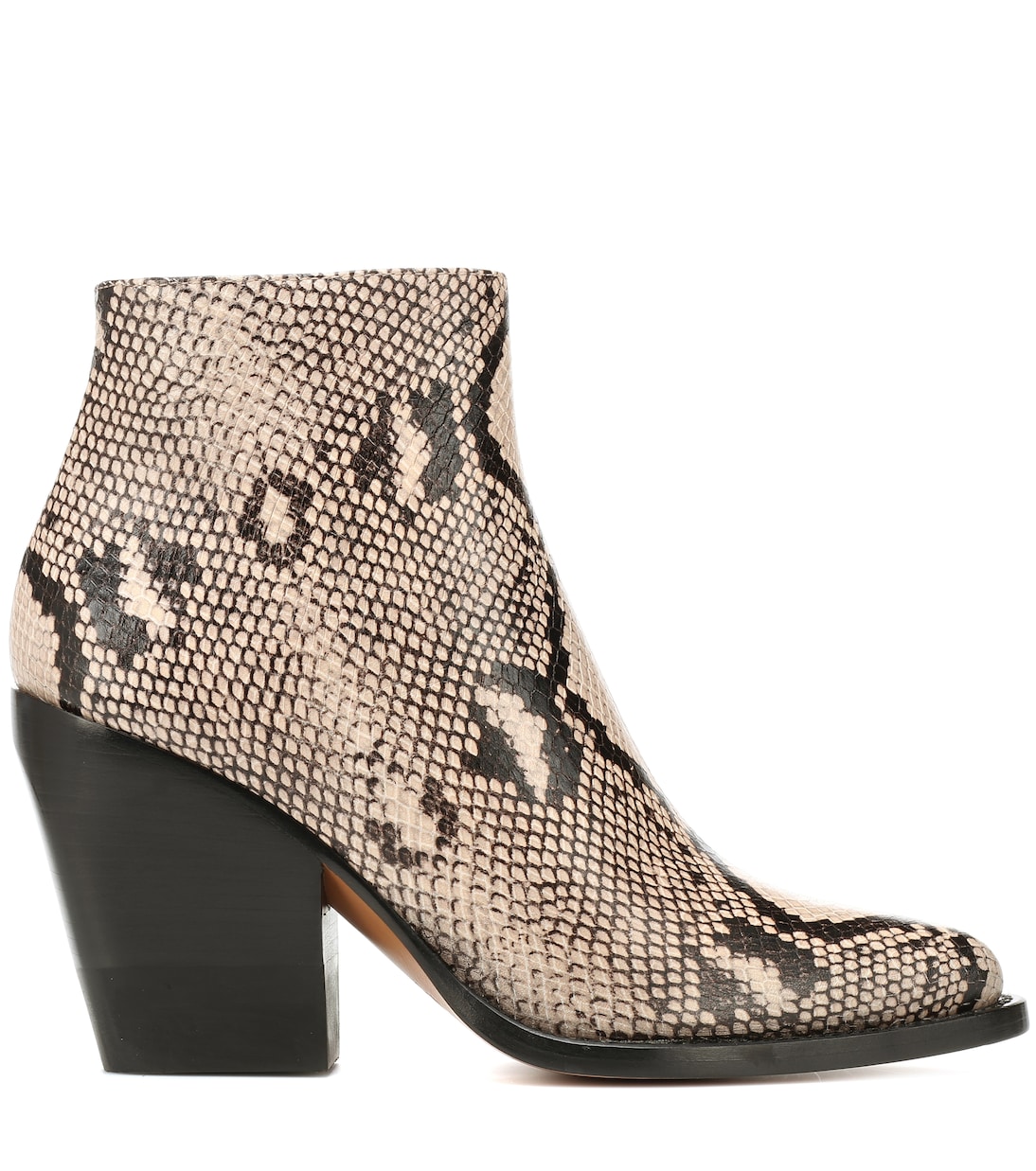 Rylee embossed leather boots | Chloé